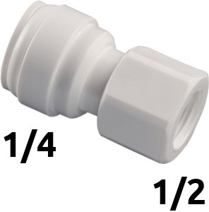 Adaptador Mixto Rosca Hembra 1/2\"x1/4\"